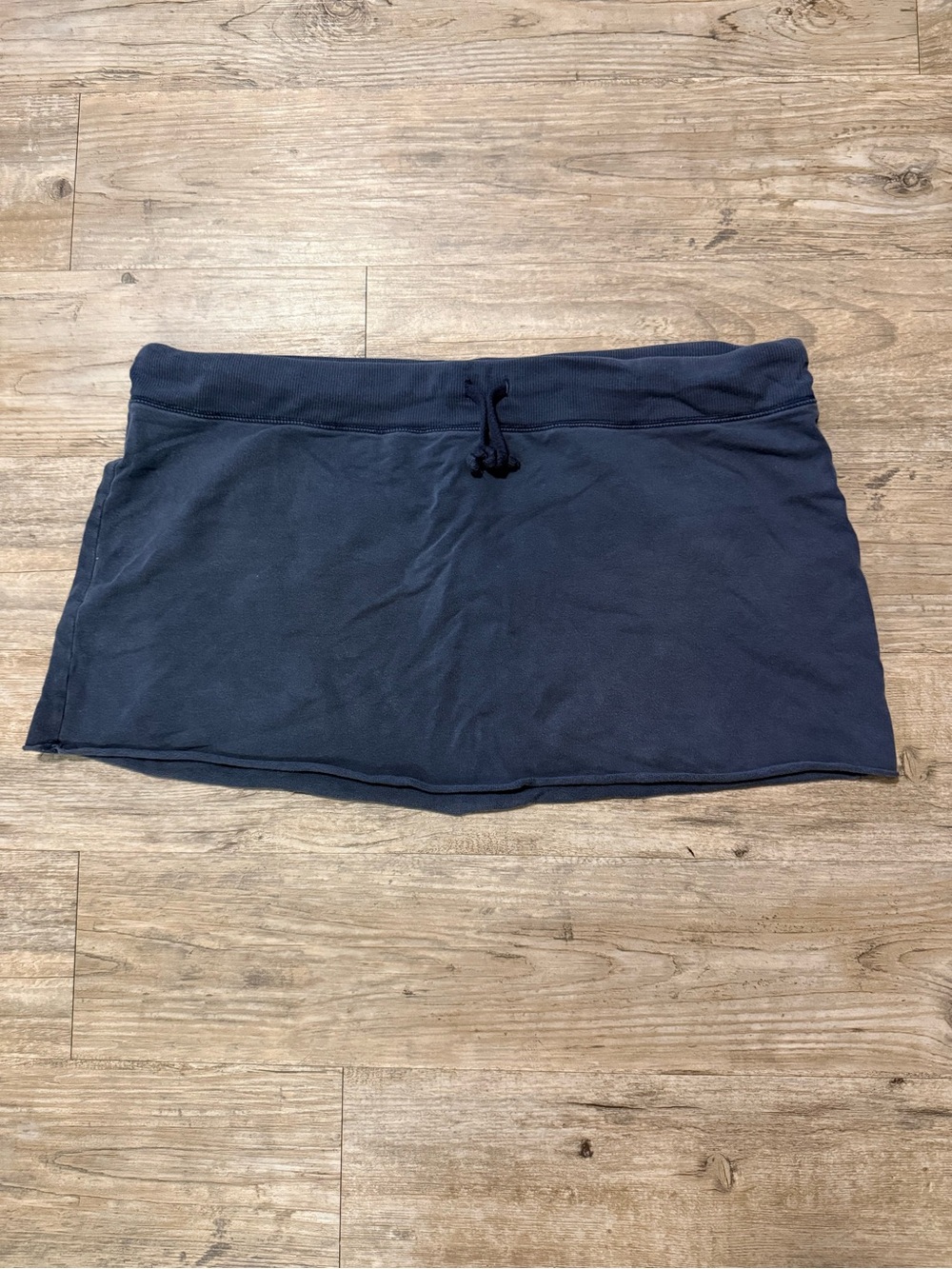 aerie Navy Drawstring Casual Mini Skirt Vintage Y2K